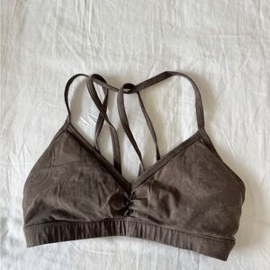 Elegant Brown Strappy Women's Bralette